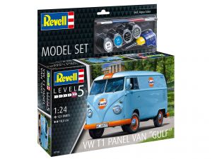 VW T1 Panel van Gulf Kombi 1/24 Kit De Montar Revell 67726